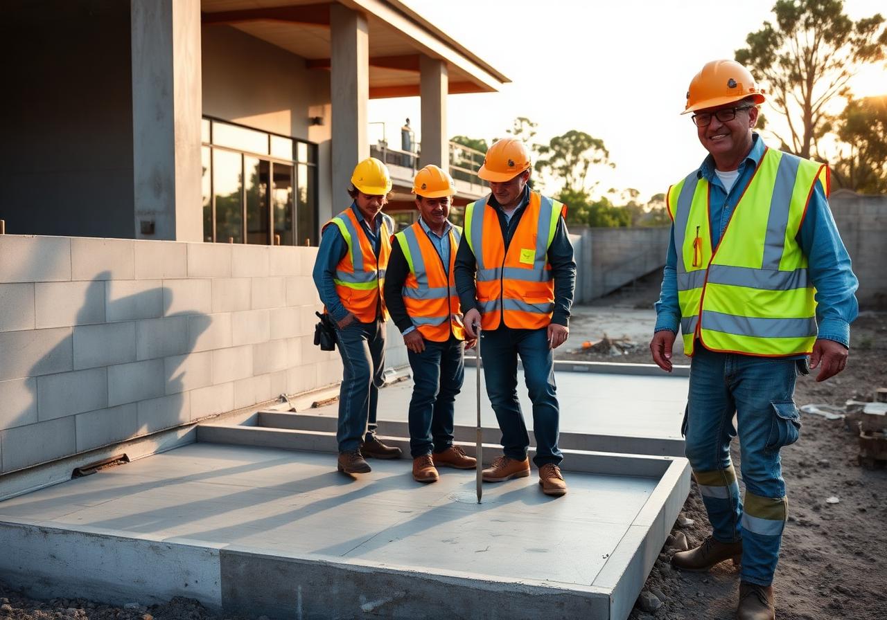Foundation & slab — Rivers Edge Construction team