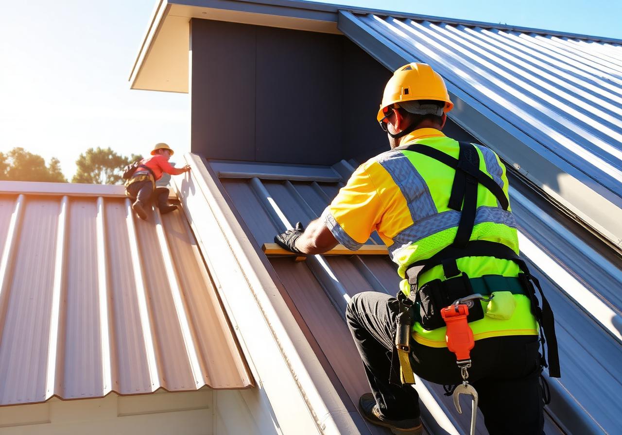 Roofing & lock-up — Rivers Edge Construction team